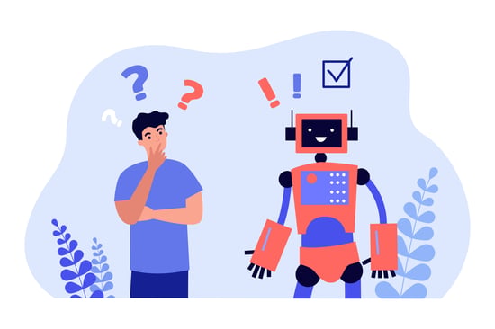 AI and human discussion 